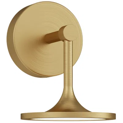 Kuzco Alora Mood Issa Led 6-in Brushed Gold Wall Vanity