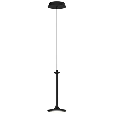 Kuzco Alora Mood Issa Led 6-in Matte Black Pendant