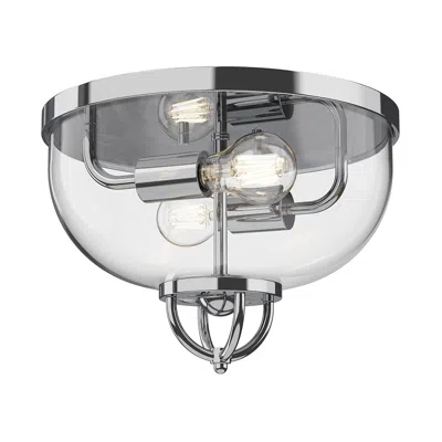 Kuzco Alora Mood Lancaster E26 13-in Chrome Flush Mount