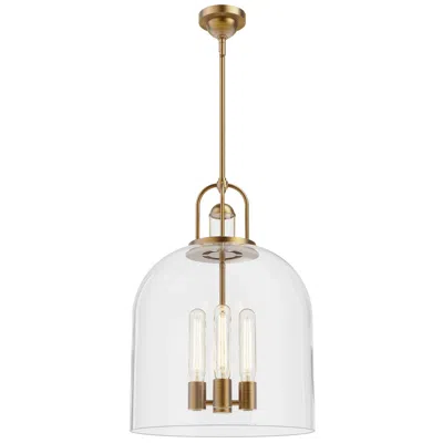 Kuzco Alora Mood Lancaster E26 16-in Aged Gold Pendant