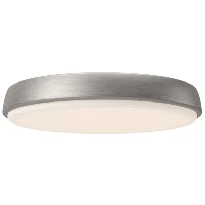 Kuzco Alora Mood Laval Led 15-in Brushed Nickel Flush Mount