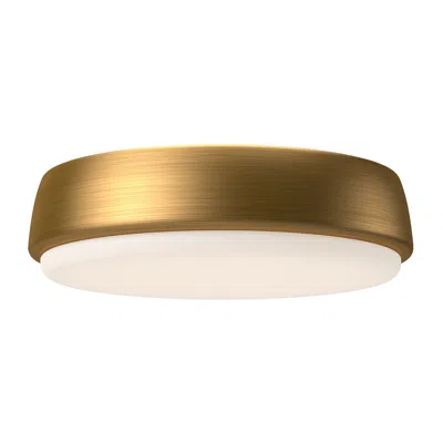 Kuzco Alora Mood Laval Led 9-in Aged Gold Flush Mount