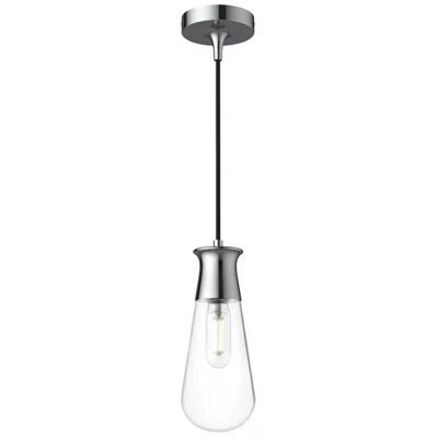 Kuzco Alora Mood Marcel E26 4-in Chrome Pendant