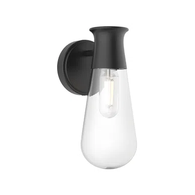 Kuzco Alora Mood Marcel E26 5-in Matte Black Wall Vanity