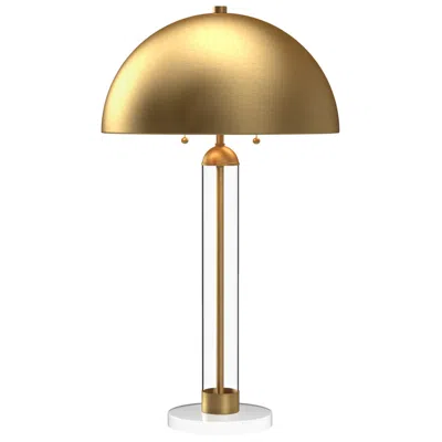 Kuzco Alora Mood Margaux E26 18-in Brushed Gold Table Lamp