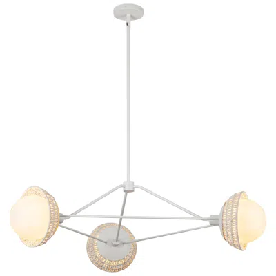 Kuzco Alora Mood Perth E12 40-in White/opal Glass Chandelier