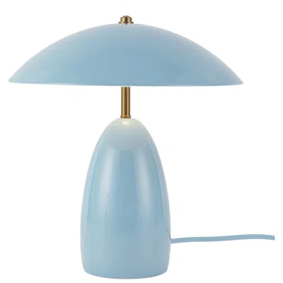 Kuzco Alora Mood Poppy Led 12-in Cerulean Led Table Lamp