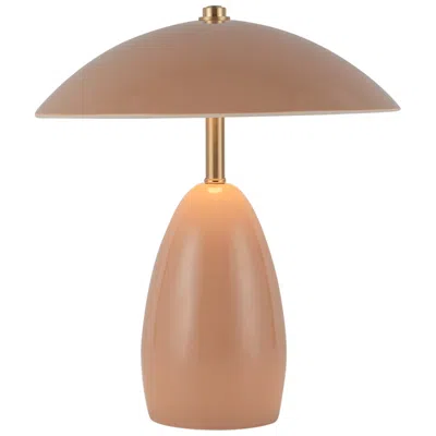 Kuzco Alora Mood Poppy Led 9-in Peach Led Table Lamp