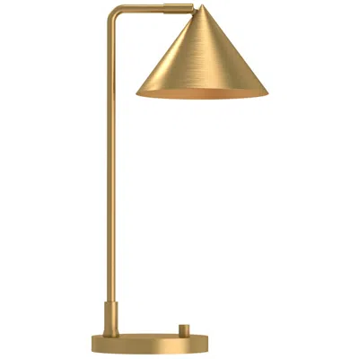 Kuzco Alora Mood Remy E26 20-in Brushed Gold Table Lamp