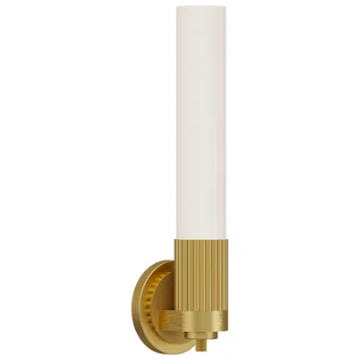 Kuzco Alora Mood Rue E26 5-in Brushed Gold Wall Vanity