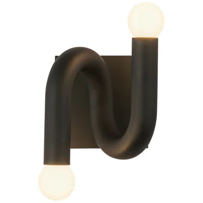 Kuzco Alora Mood Sadie E12 6-in Matte Black Wall Vanity