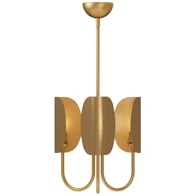 Kuzco Alora Mood Seno E12 15-in Aged Gold Chandelier
