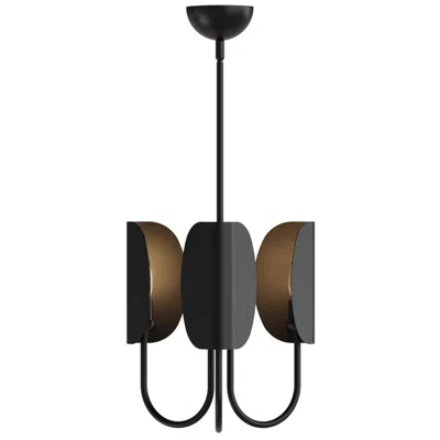 Kuzco Alora Mood Seno E12 15-in Matte Black Chandelier
