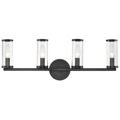Kuzco Alora Revolve E12 25-in Clear Glass/urban Bronze Wall Vanity