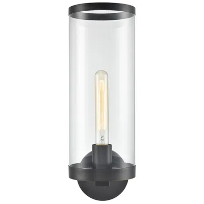 Kuzco Alora Revolve Ii E26 16-in Clear Glass/urban Bronze Wall Vanity