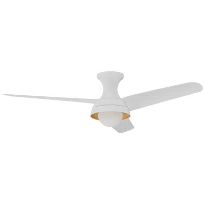 Kuzco Alora Rubio-h Led 54-in White Hugger Ceiling Fan