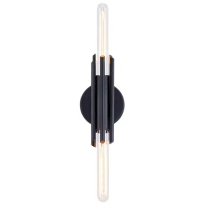 Kuzco Alora Torres E26 11-in Matte Black Wall Vanity