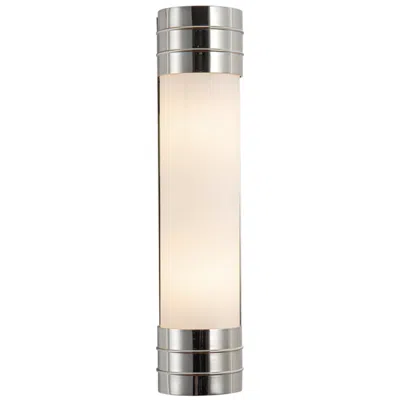 Kuzco Alora Willard E12 18-in Polished Nickel/opal Matte Glass Wall Vanity