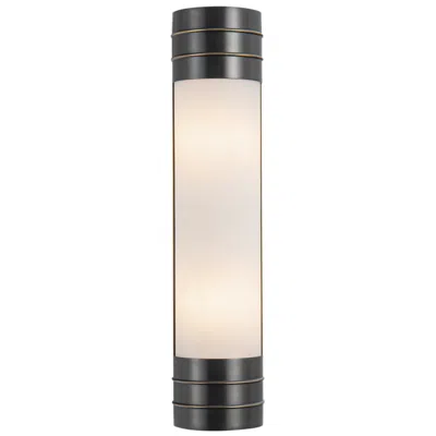 Kuzco Alora Willard E12 18-in Urban Bronze/opal Matte Glass Wall Vanity