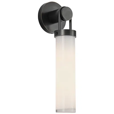 Kuzco Alora Wynwood E26 16-in Urban Bronze/glossy Opal Wall Vanity