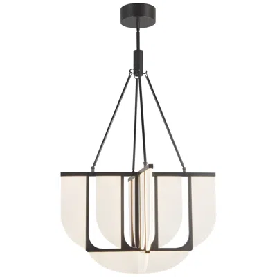Kuzco Anders 30-in Urban Bronze Dimmable Led Chandelier
