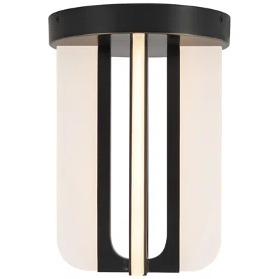 Kuzco Anders 8-in Urban Bronze Dimmable Led Semi-flush Mount