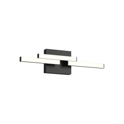 Kuzco Anello Minor Led 18-in Black Vanity Light