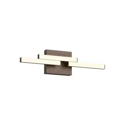 Kuzco Anello Minor Led 18-in Walnut Vanity Light