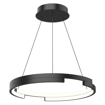 Kuzco Anello Minor Led 19-in Black Pendant