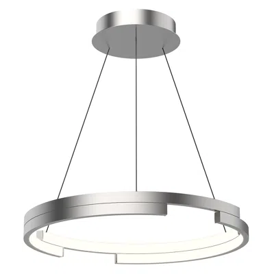 Kuzco Anello Minor Led 19-in Brushed Nickel Pendant