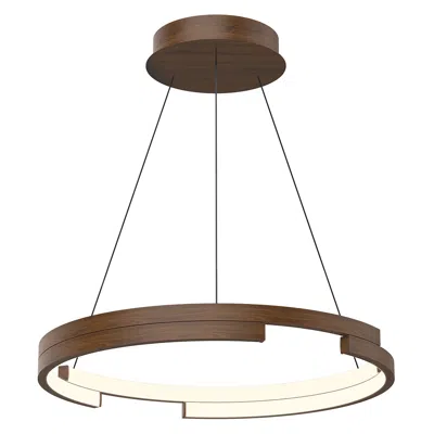 Kuzco Anello Minor Led 19-in Walnut Pendant