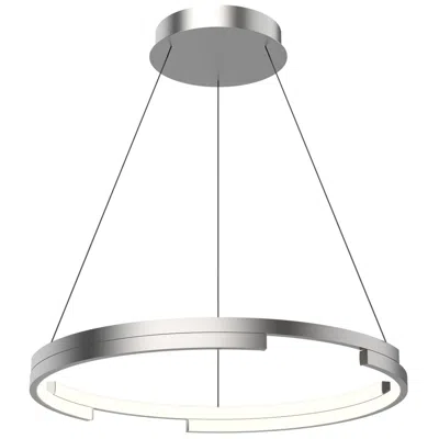 Kuzco Anello Minor Led 24-in Brushed Nickel Pendant
