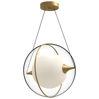 Kuzco Aries Led 16-in Brushed Gold Pendant