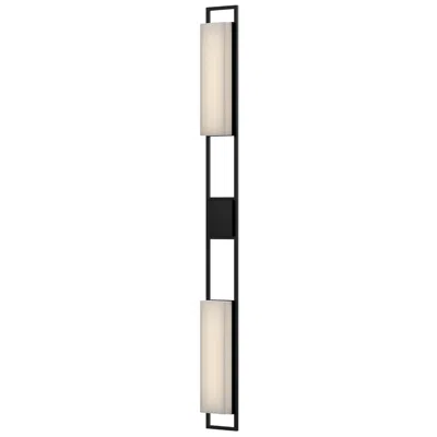 Kuzco Aspen 60-in 1 Light Black Integrated Led Outdoor Wall 43w