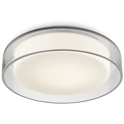 Kuzco Aston Led 10-in Clear Flush Mount