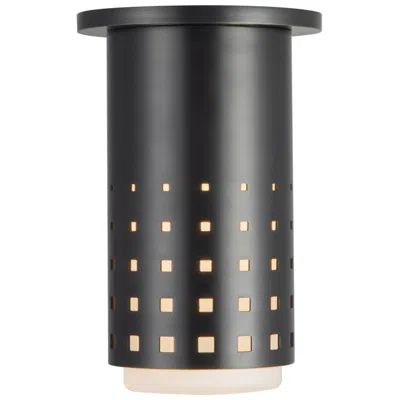Kuzco Astoria 5-in Urban Bronze Semi-flush Mount
