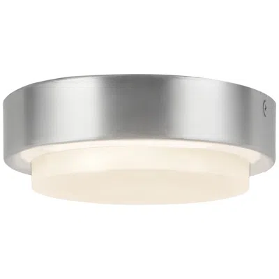 Kuzco Bailey 5-in Brushed Nickel Dimmable Led Outdoor Ceiling Light