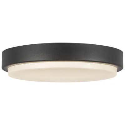 Kuzco Bailey 9-in Black Dimmable Led Outdoor Ceiling Light