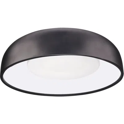 Kuzco Beacon Led 20-in Black Flush Mount