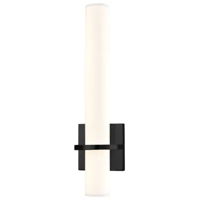Kuzco Bhutan 18" High Black Ada Led Wall Sconce