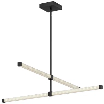 Kuzco Blade 32-in Black Chandeliers