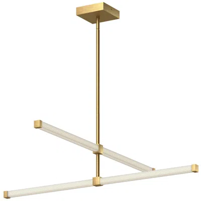 Kuzco Blade 32-in Brushed Gold Chandeliers
