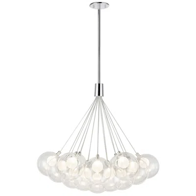 Kuzco Bolla 28-in Chrome Chandeliers