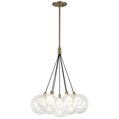 Kuzco Bolla Led 16-in Brushed Gold Led Chandelier