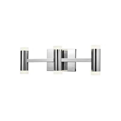 Kuzco Brazen Led 20-in Chrome Vanity Light