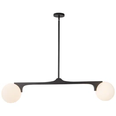 Kuzco Briar 47-in Black Linear Pendant
