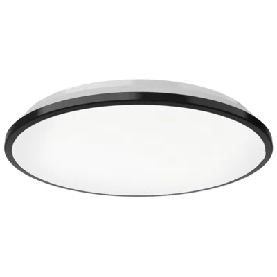Kuzco Brook Led 11-in Black Flush Mount