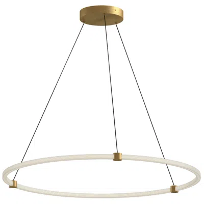 Kuzco Bruni Led 40-in Brushed Gold Pendant