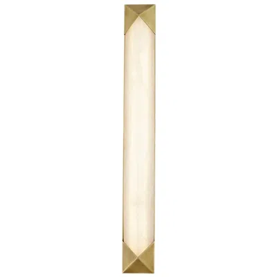 Kuzco Caesar 25" High Vintage Brass Led Wall Sconce
