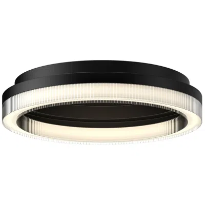 Kuzco Calix Led 16-in Black Flush Mount